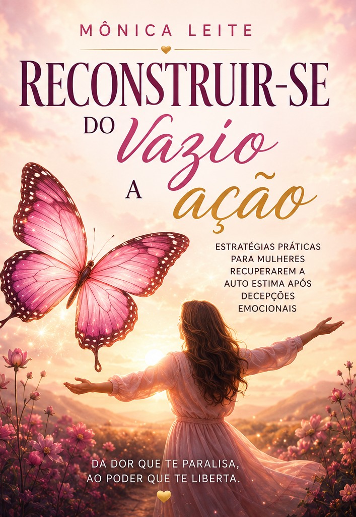 Capa do livro Reconstruir-se: do vazio à ação, de Mônica Leite